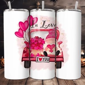 Handcrafted “In Love” 20oz tumbler